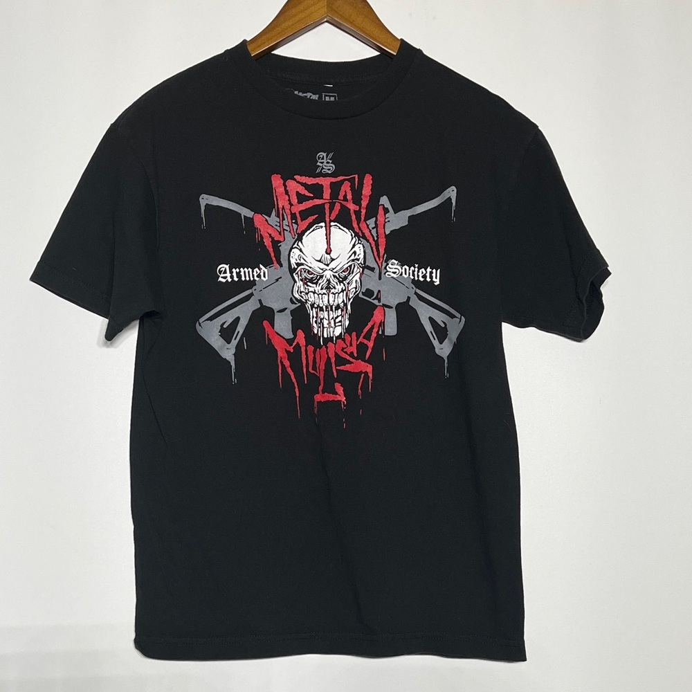 Metal Mulisha Black and Red Skull Tee